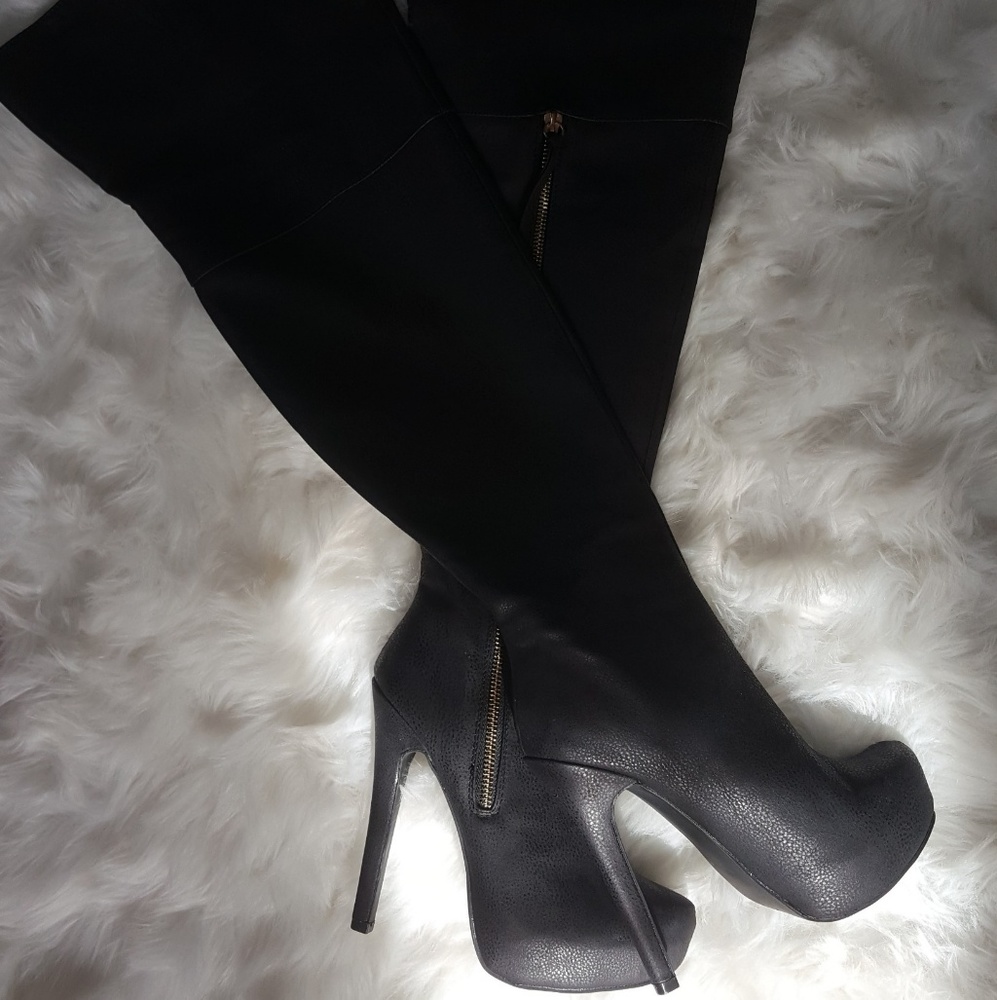 MUST GO! Justfab over the knee boots